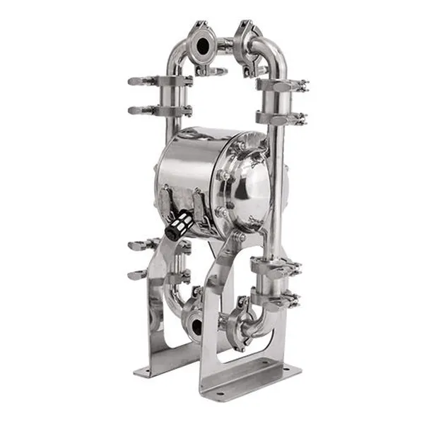 Bơm Màng Thực Phẩm Khí Nén 25 Clamp - Thân Inox - 57 LPM QBW3-25PTFP