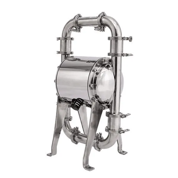 Bơm Màng Thực Phẩm Khí Nén 50 Clamp - THÂN INOX - 378 L/PH QBW3-50PTFP