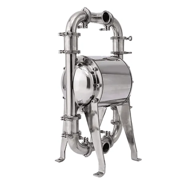 Bơm Màng Thực Phẩm Khí Nén 50 Clamp - THÂN INOX - 378 L/PH QBW3-50PTFP