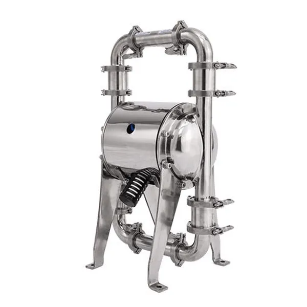 Bơm Màng Thực Phẩm Khí Nén 40 Clamp - Thân Inox - 151 LPM QBW3-40PTFP