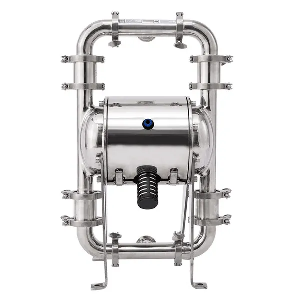 Bơm Màng Thực Phẩm Khí Nén 40 Clamp - Thân Inox - 151 LPM QBW3-40PTFP