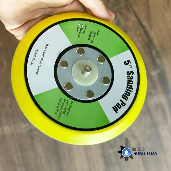 Đế Chà Nhám Tròn Gai/Trơn 5 Inch 6 Inch