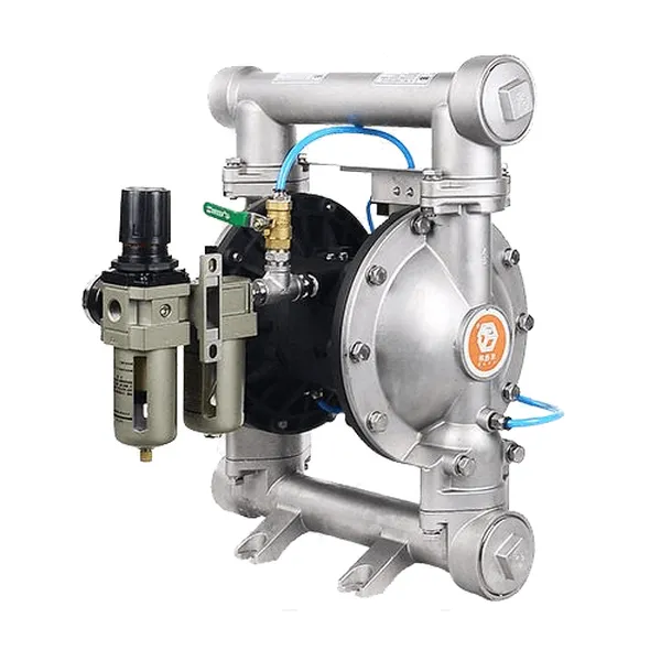 Bơm Màng Bột Khí Nén 2 - Thân Inox - 1800 kg/h QBF3-50/65-PAAA