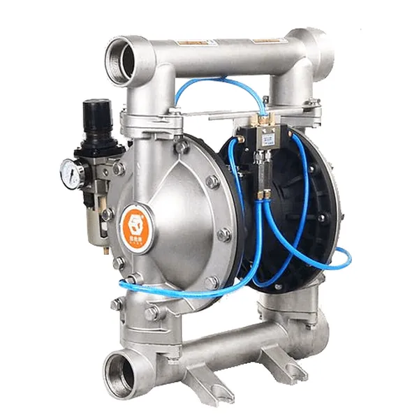 Bơm Màng Bột Khí Nén 2 - Thân Inox - 1800 kg/h QBF3-50/65-PAAA