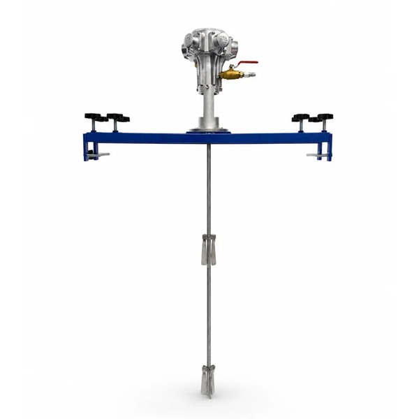 Máy Khuấy Gá Ngang Thùng IBC 1000 Lít 5 Piston 1 HP