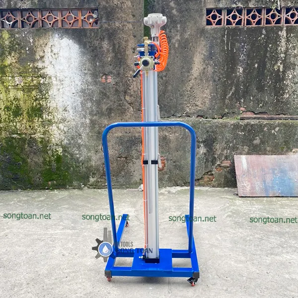 Máy Khuấy Nâng Hạ Tự Động Lô Miệng Thùng Motor 5 Piston