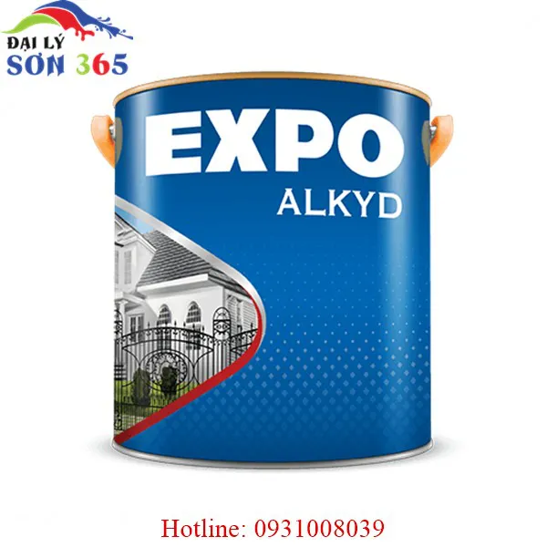 Sơn dầu Alkyd Expo màu trắng bóng