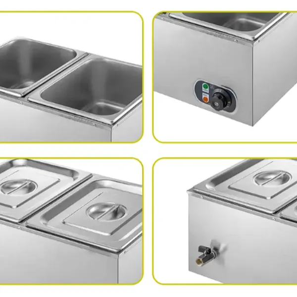 Two pot food reheater