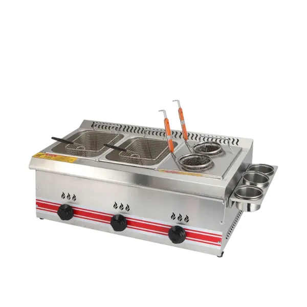 Portable gas frying machine