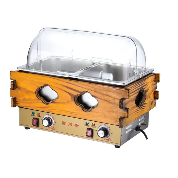 2 pot Oden Kanto Hot Pot cooking machine