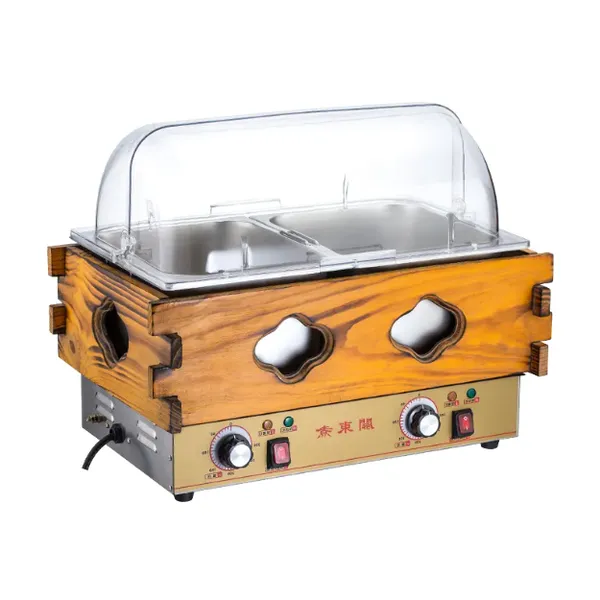 2 pot Oden Kanto Hot Pot cooking machine