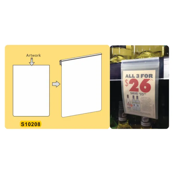 Giá đỡ kệ gắn bảng giá dùng cho siêu thị