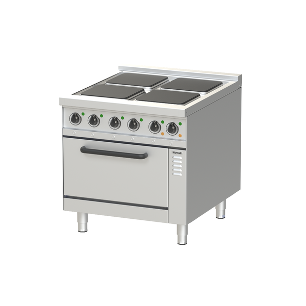 Bếp Âu 4 họng dùng điện có lò nướng NEHP 8-90 OV GR