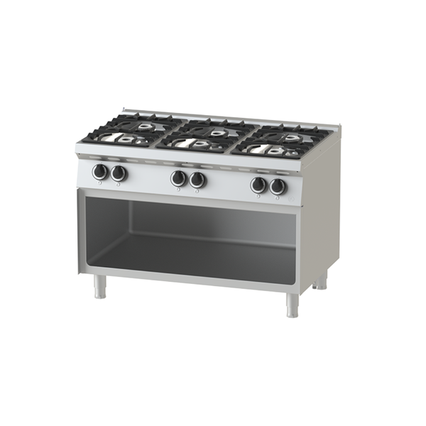 Bếp Âu 6 họng dùng gas NGTR 12-75 (ME)