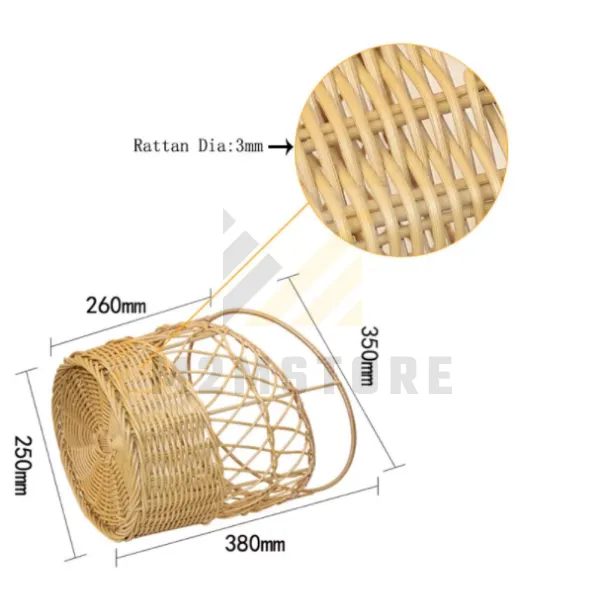 Rổ trưng bày bằng nhựa M2M-004