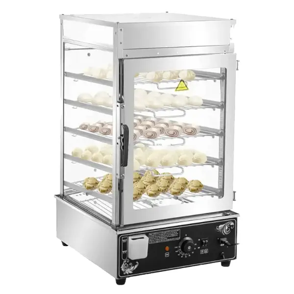 Steamed food display cabinets