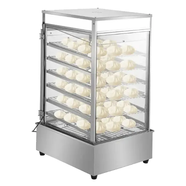 Steamed food display cabinets