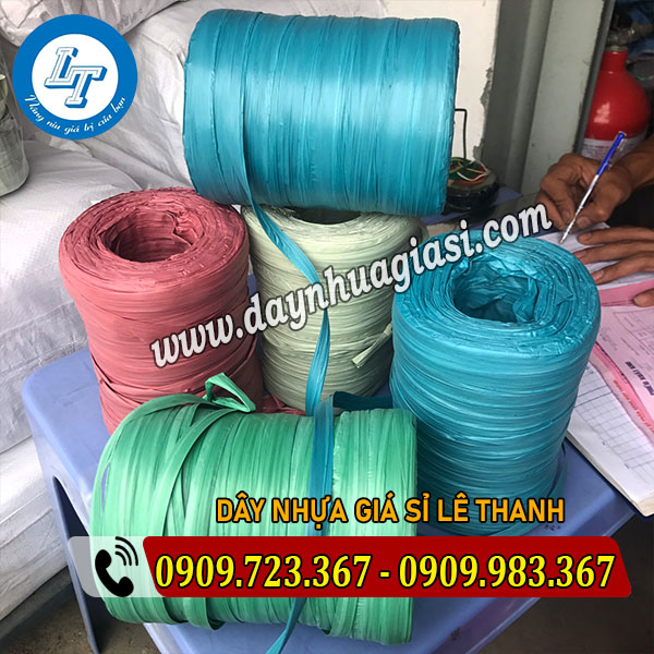 MUA SỈ DÂY NILON NHIỀU MÀU DÙNG CỘT BÁNH TẾT dây nilon ống