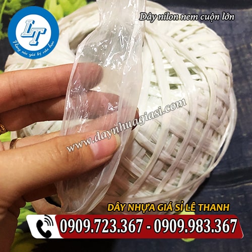 dây nilon nem cuộn lớn bản rộng dây nilon nem cuộn lớn bản rộng