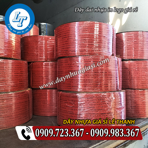 sản xuất dây đai nhựa in logo giá rẻ tại xưởng sản xuất dây đai nhựa in logo giá rẻ tại xưởng
