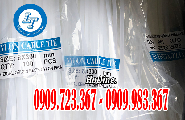 Dây rút trắng 3 tấc giá rẻ 100 sợi/bịch