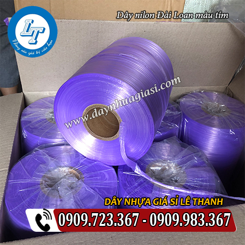 bán dây nilon đài loan màu tím bán dây nilon đài loan màu tím