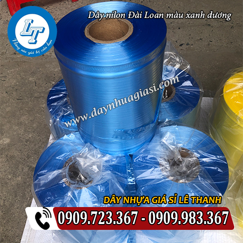 bán dây nilon đài loan màu xanh dương bán dây nilon đài loan màu xanh dương