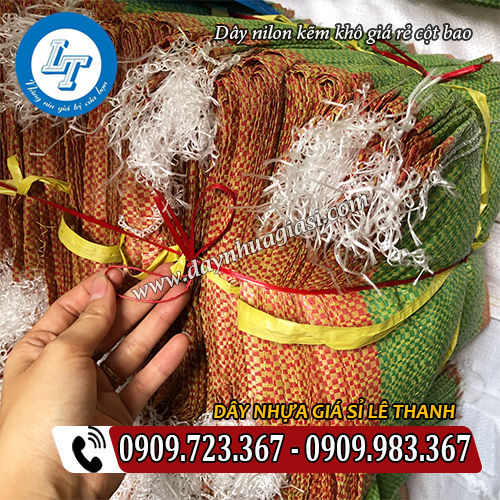 bán dây nilon kẽm khô giá sỉ rẻ cột bao tải bán dây nilon kẽm khô giá sỉ rẻ cột bao tải