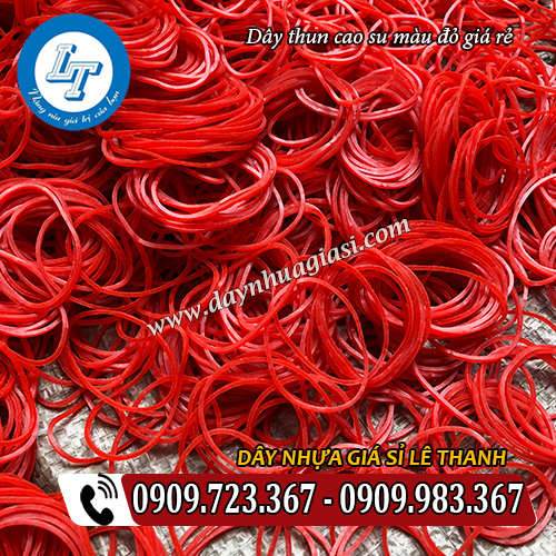 chuyên sỉ dây thun màu đỏ giá rẻ xuất xưởng chuyên sỉ dây thun màu đỏ giá rẻ xuất xưởng