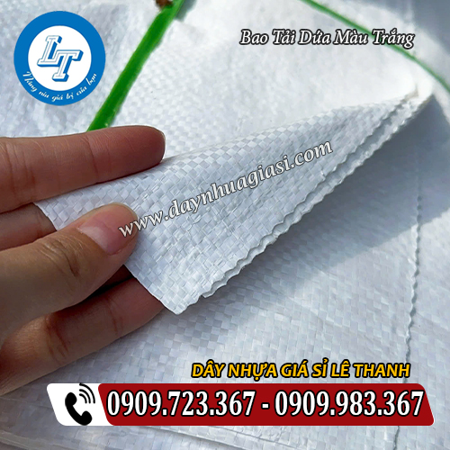 bao tải dứa màu trắng cắt nhiệt miệng bao bao tải dứa màu trắng cắt nhiệt miệng bao