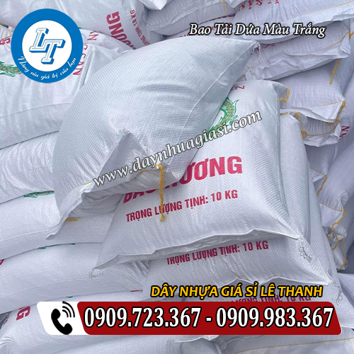 bao tải dứa màu trắng đóng hàng tiện lợi bao tải dứa màu trắng đóng hàng tiện lợi