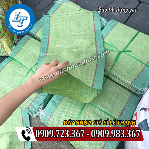 bao tải đựng gạo dệt từ sợi pp chắc chắn bao tải đựng gạo dệt từ sợi pp chắc chắn