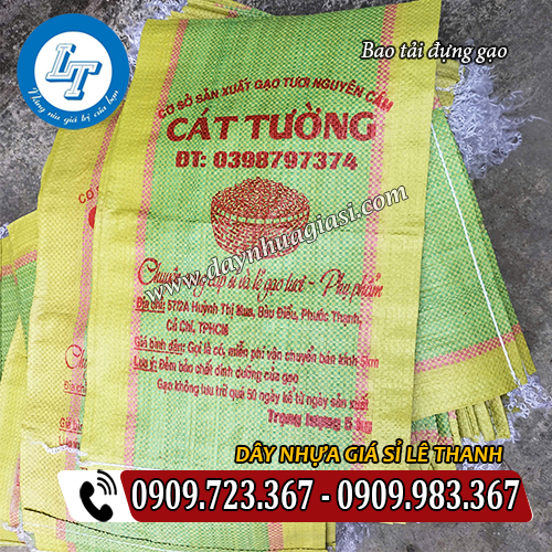 bao tải đựng gạo in logo bao tải đựng gạo in logo
