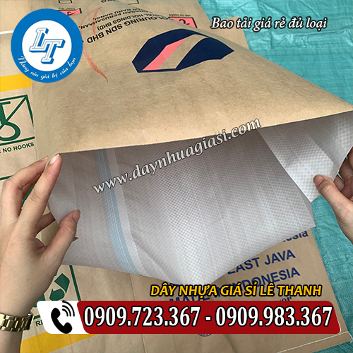 bao tải ghép giấy kraft giá rẻ có in logo bao tải ghép giấy kraft giá rẻ có in logo