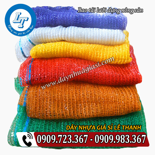 bao tải lưới đưng nông sản nhiều màu đẹp bao tải lưới đưng nông sản nhiều màu đẹp