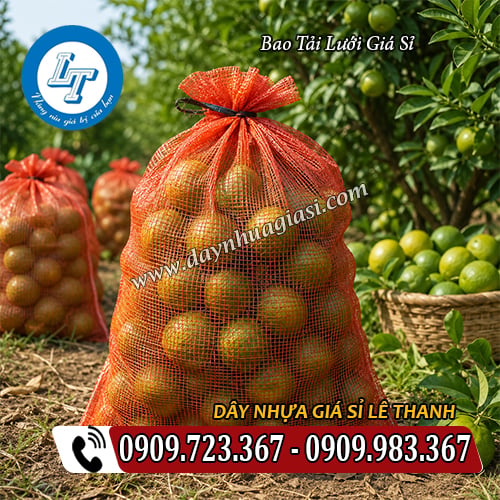 bao tải lưới đựng nông sản tiện lợi bao tải lưới đựng nông sản tiện lợi