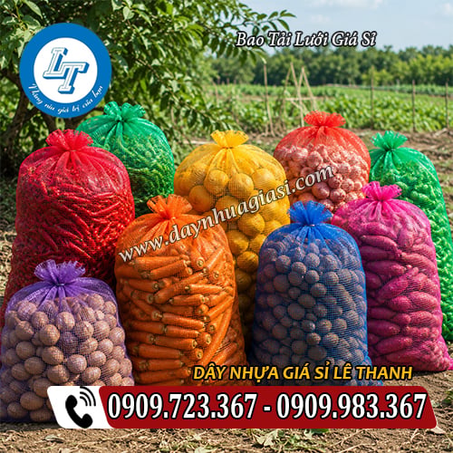 bao tải lưới giá sỉ nhiều màu đựng nông sản bao tải lưới giá sỉ nhiều màu đựng nông sản