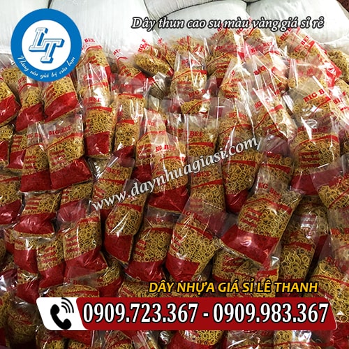bỏ sỉ dây thun cao su vàng giá rẻ số lượng lớn bỏ sỉ dây thun cao su vàng giá rẻ số lượng lớn