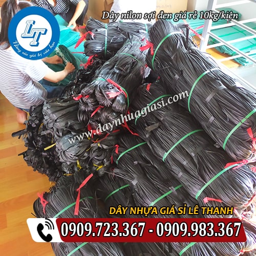 chuyên bỏ mối dây nilon đen sợi giá rẻ 10kg kiện chuyên bỏ mối dây nilon đen sợi giá rẻ 10kg kiện