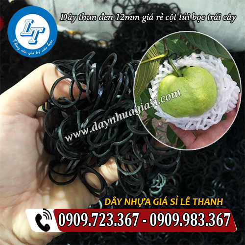 chuyên cung cấp dây thun đen 12mm giá rẻ cột túi bọc trái cây chuyên cung cấp dây thun đen 12mm giá rẻ cột túi bọc trái cây