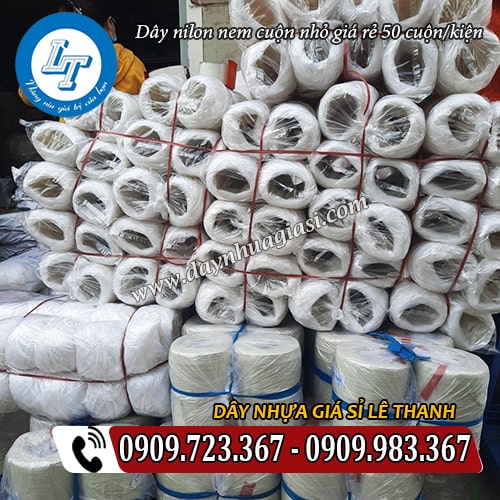 chuyên sỉ dây nilon nem cuộn nhỏ giá rẻ 50 cuộn/kiện chuyên sỉ dây nilon nem cuộn nhỏ giá rẻ 50 cuộn/kiện