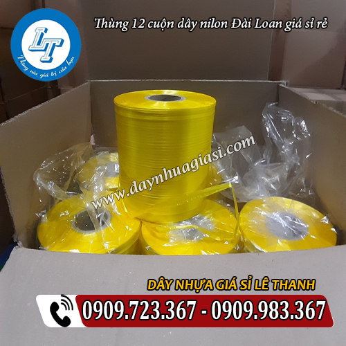 chuyên sỉ thùng 12 cuộn dây nilon đài loan giá rẻ nhất chuyên sỉ thùng 12 cuộn dây nilon đài loan giá rẻ nhất