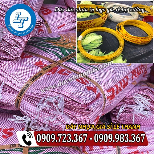 cung cấp dây đai nhựa in logo giá rẻ đóng kiện hàng hóa cung cấp dây đai nhựa in logo giá rẻ đóng kiện hàng hóa