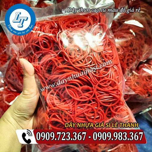 cung cấp dây thun cao su màu đỏ giá sỉ rẻ cung cấp dây thun cao su màu đỏ giá sỉ rẻ