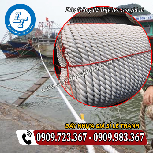 cung cấp dây thừng pp chịu lực cao giá rẻ neo buộc ghe tàu cung cấp dây thừng pp chịu lực cao giá rẻ neo buộc ghe tàu