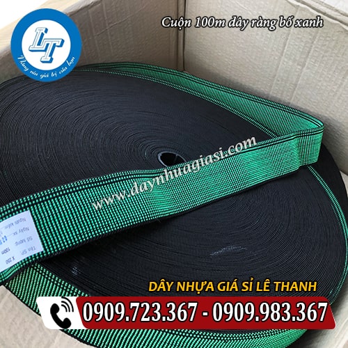 dây ràng bố xanh thành phẩm cuộn 100m dây ràng bố xanh thành phẩm cuộn 100m