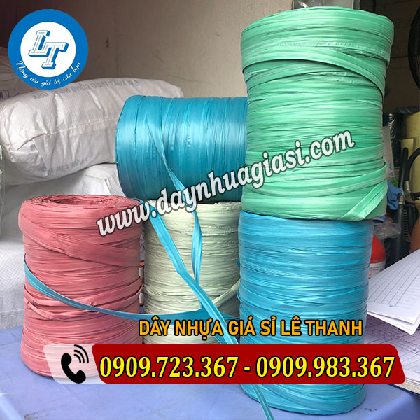 KHO XƯỞNG DÂY NILON ỐNG NHIỀU MÀU GIÁ RẺ cuộn dây nilon ống