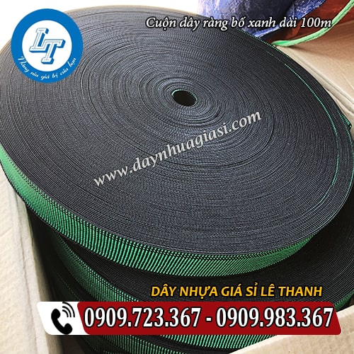 cuộn dây ràng bố xanh dài 100m giá rẻ cuộn dây ràng bố xanh dài 100m giá rẻ