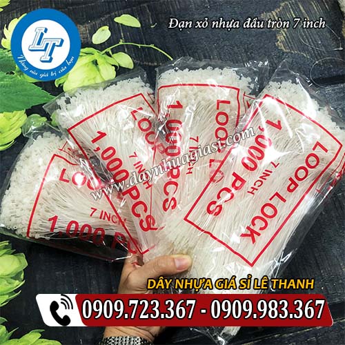 đạn xỏ nhựa đầu tròn 7 inch giá rẻ bịch 1000 sợi đạn xỏ nhựa đầu tròn 7 inch giá rẻ bịch 1000 sợi