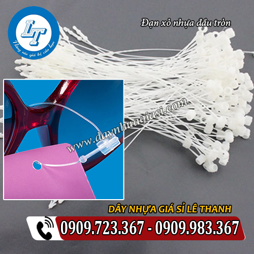 đạn xỏ nhựa đầu tròn gắn tag phụ liệu đạn xỏ nhựa đầu tròn gắn tag phụ liệu